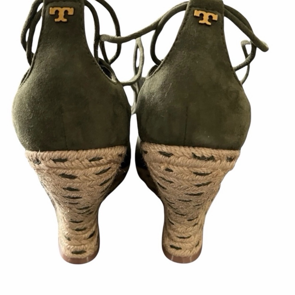 LMT edition: Tory Burch Green Boho Wedge Heel ππ - Picture 3 of 3